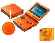 Game Boy Advance SP: Torchic Style